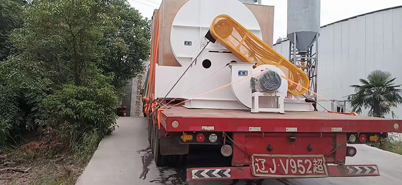 湖南某老板訂購(gòu)時(shí)產(chǎn)十五噸氫氧化鈣生產(chǎn)線貨物到場(chǎng)剪影！