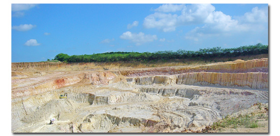 廣西合浦縣-高嶺土探明儲量達(dá)1.8億噸，